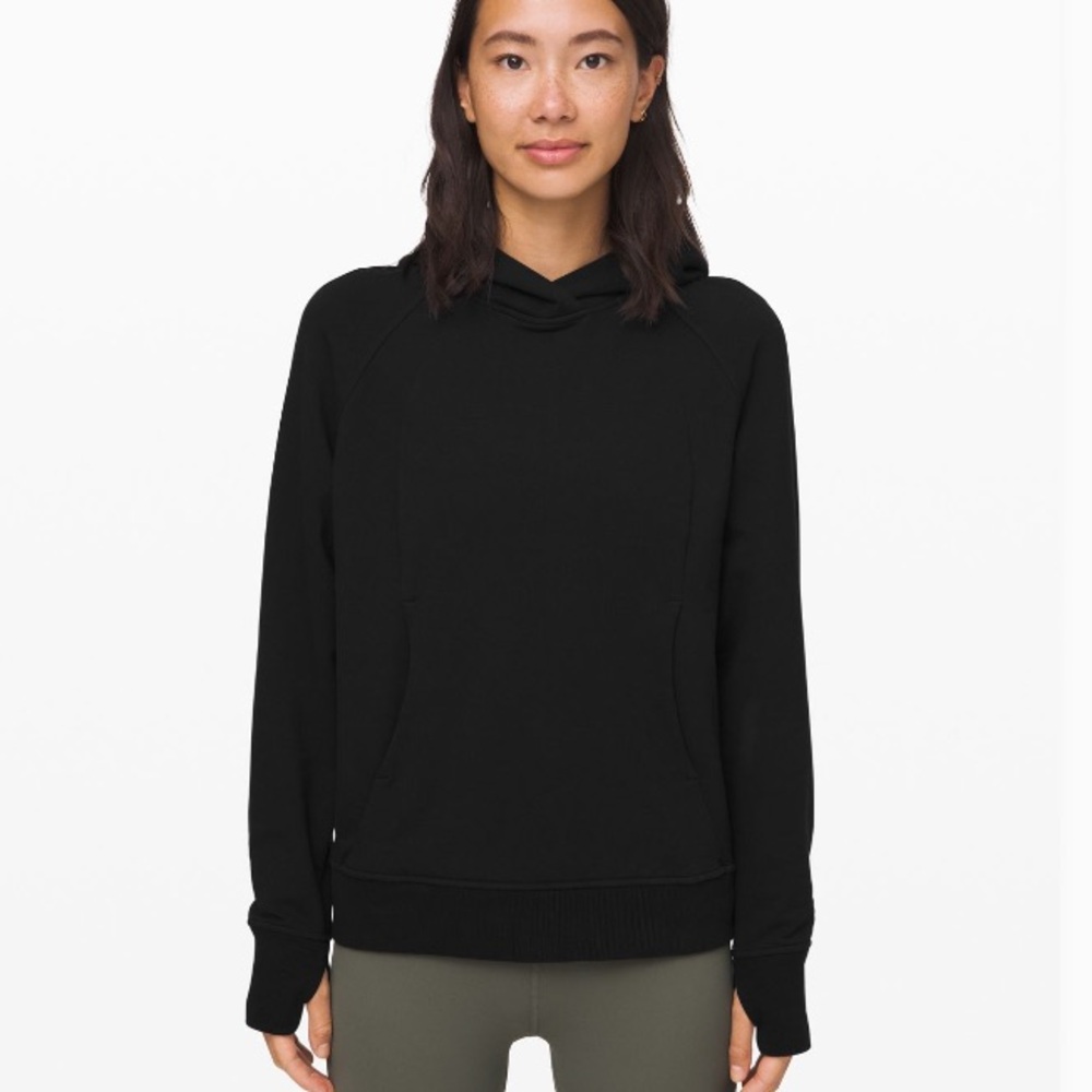 Women’s Lululemon Scuba Pullover Hoodie - Black Size 4